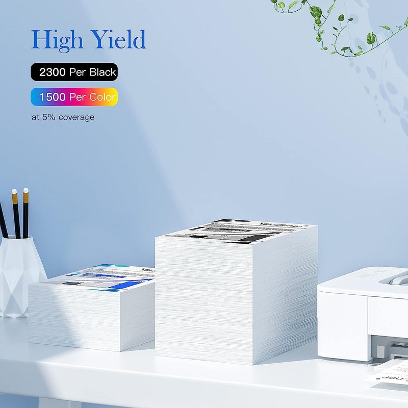Valuetoner خراطيش حبر Valuetoner 950XL و 951XL 8-Pack بديل لخراطيش حبر HP 950 951 مجموعة حزمة للاستخدام مع Officejet Pro 8600 8610 8620 8100 8615 8625 8630 8660 (2 أسود 2 سماوي 2 أرجواني 2 أصفر) - Image 5